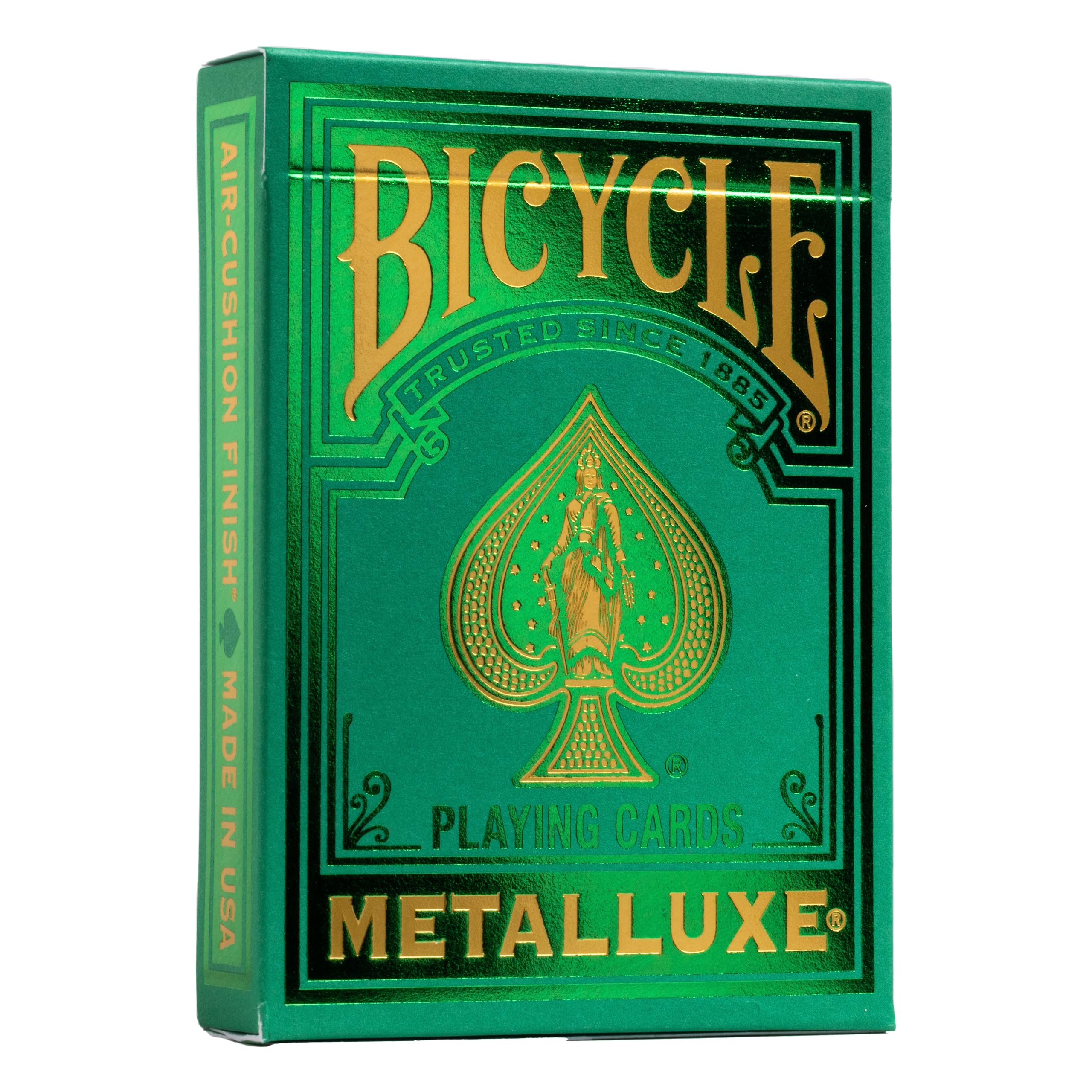 Bicycle Metalluxe Green Playing Cards Premium Metal Foil Finish Poker Size - - зелёный
Bicycle Metalluxe Green Playing Cards Premium Metal Foil Finish Poker Size - - зелёный