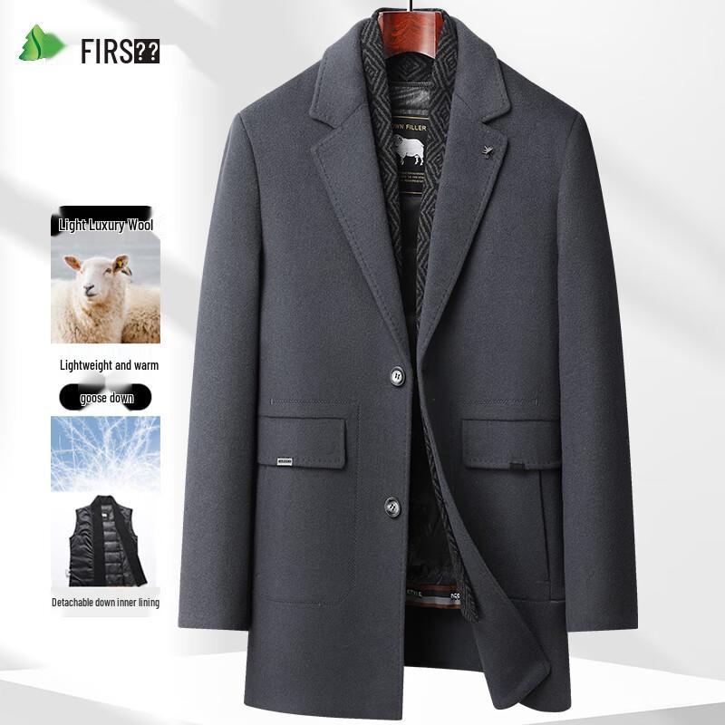 Мужское полупальто из смесовой шерсти Shanshan средней длины со съемным пуховым подкладом 180
Мужское полупальто из смесовой шерсти Shanshan средней длины со съемным пуховым подкладом 180