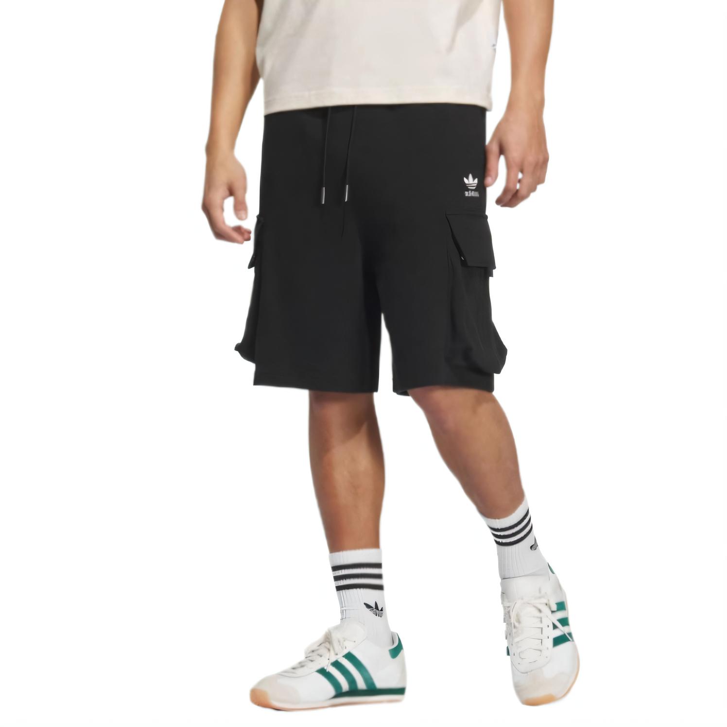 Adidas Оригинальные удобные однотонные шорты карго свободного кроя для мужчин, черные KD0943 S
Adidas Оригинальные удобные однотонные шорты карго свободного кроя для мужчин, черные KD0943 S