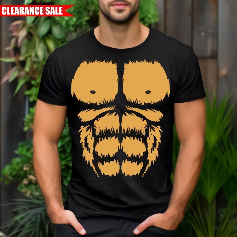 Gorilla Chest T-Shirt Hairy Chest Sixpack Printed Funny Halloween Costume T Top 4XL
Gorilla Chest T-Shirt Hairy Chest Sixpack Printed Funny Halloween Costume T Top 4XL