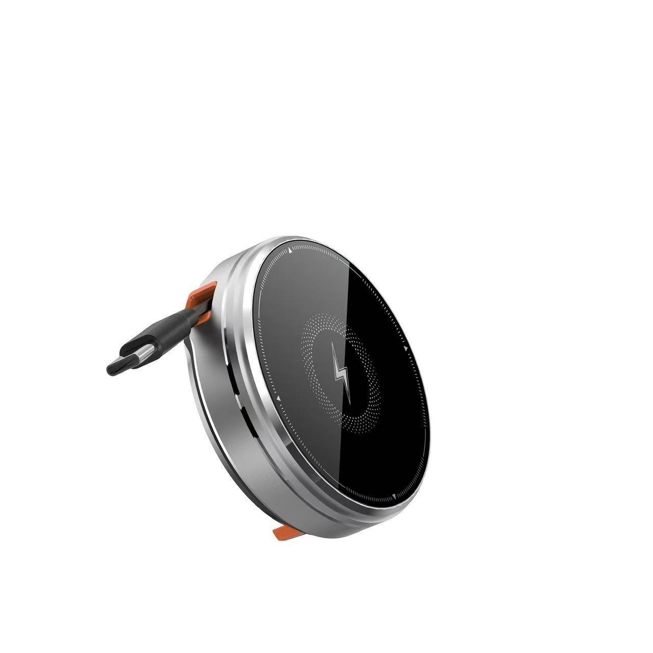 3-in-1 Magnetic Wireless Charger & Retractable Cable for Apple & Android Devices
3-in-1 Magnetic Wireless Charger & Retractable Cable for Apple & Android Devices