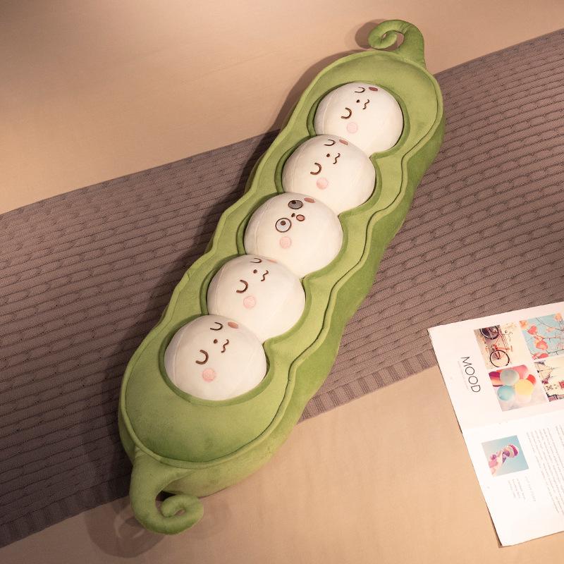 Large Pea-Shaped Backrest and Leg Pillow – Cute and Cozy for Bedtime 90 cm (3 peas)
Large Pea-Shaped Backrest and Leg Pillow – Cute and Cozy for Bedtime 90 cm (3 peas)