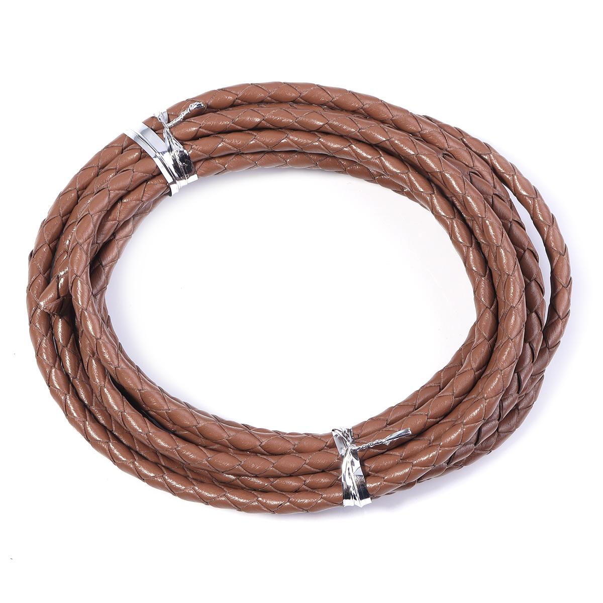 Louleur High Quality Genuine Braided Leather Cord for Leather Bracelet Making Round Leather Thread Rope Necklace Jewelry Making 3mm света кофе
Louleur High Quality Genuine Braided Leather Cord for Leather Bracelet Making Round Leather Thread Rope Necklace Jewelry Making 3mm света кофе