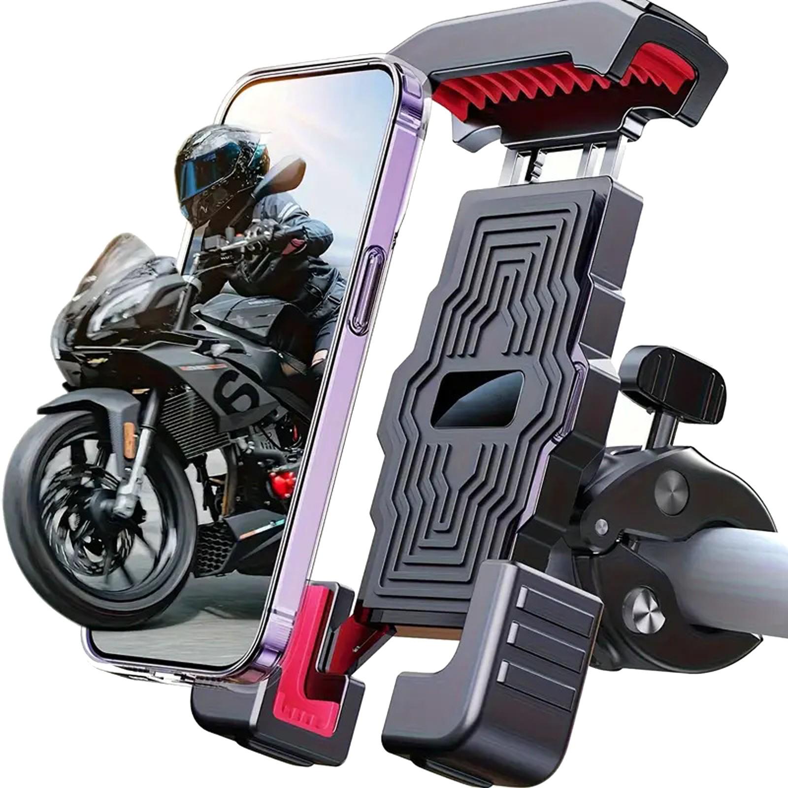 Motorcycle Navigation Frame Bike Holder 360° View Universal Bicycle Holder 4.7-7 Inch Mobile Stand Shockproof Bracket GPS Clip Mobile Phone Holder One Size чорний
Motorcycle Navigation Frame Bike Holder 360° View Universal Bicycle Holder 4.7-7 Inch Mobile Stand Shockproof Bracket GPS Clip Mobile Phone Holder One Size чорний