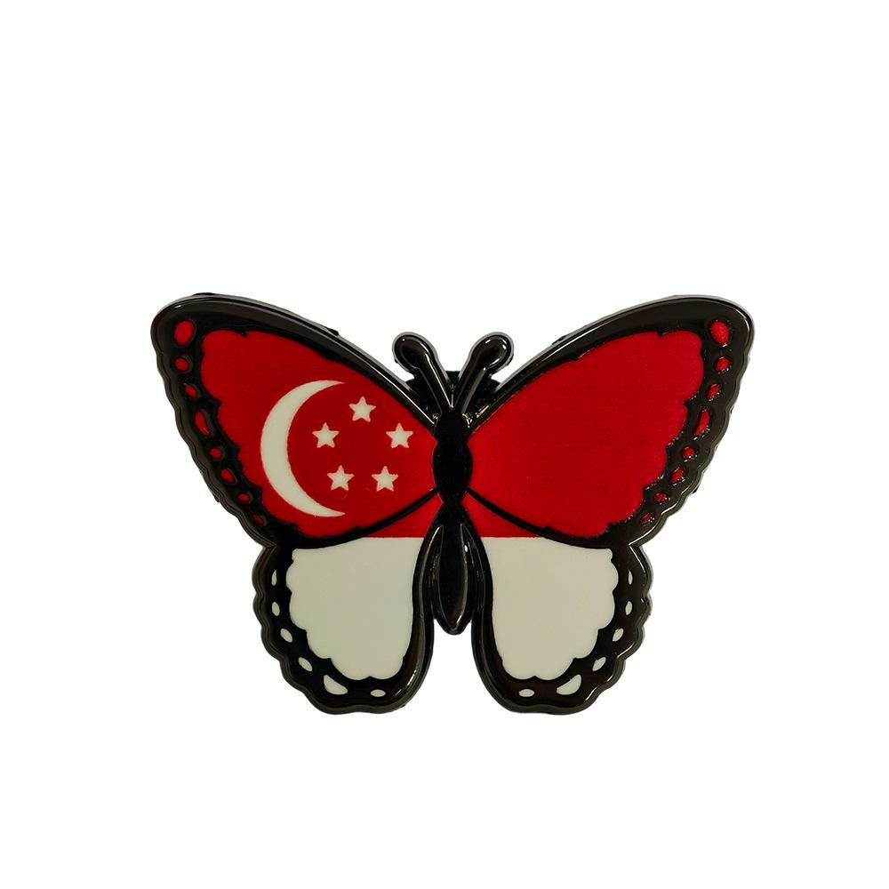 Butterfly Flag Brooch: Festival Fashion Accessory & Creative Gift.
Butterfly Flag Brooch: Festival Fashion Accessory & Creative Gift.
