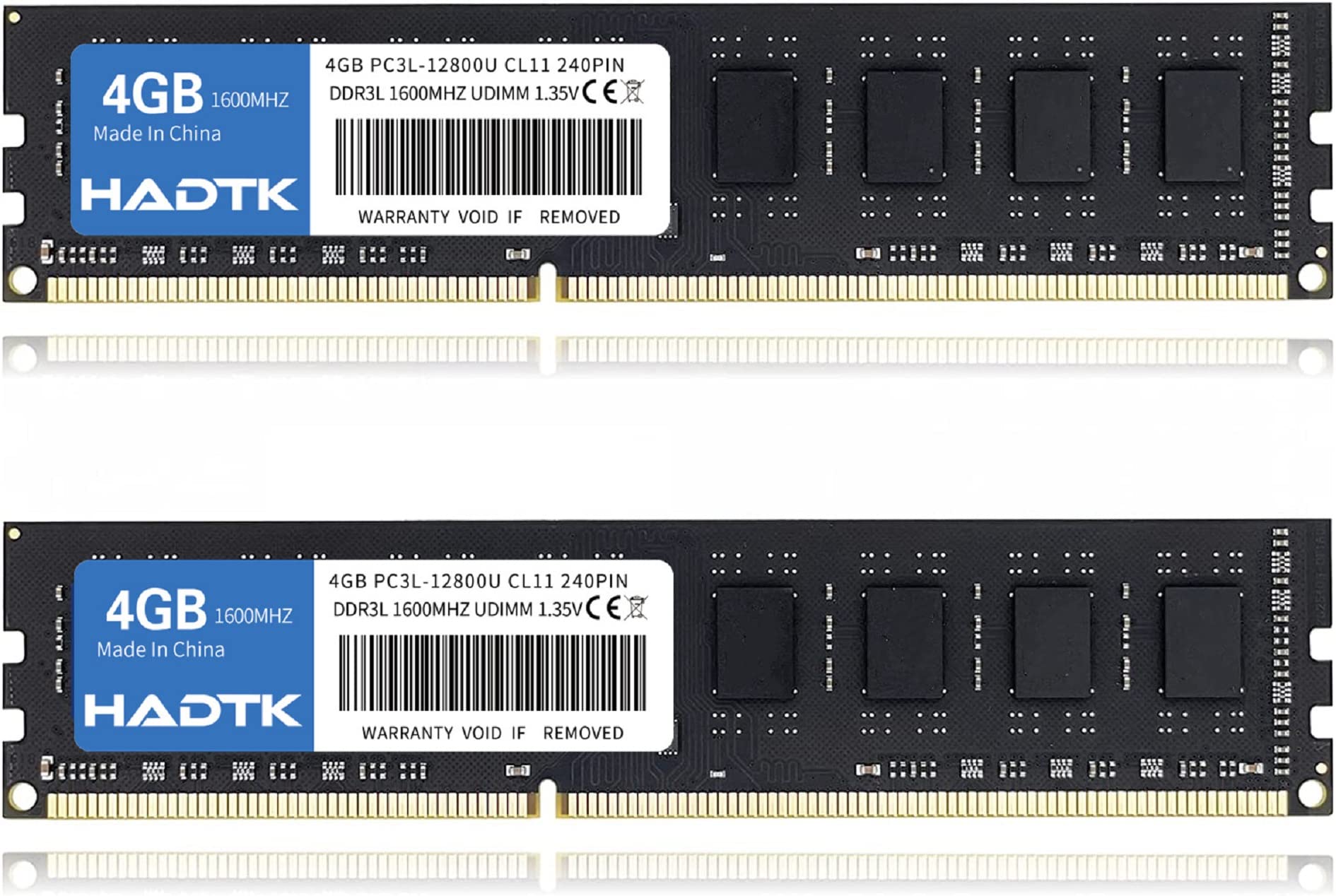 HADTK Desktop PC Memory 4GB x 2 disks total 8GB compatible 240pin DIMM additional memory Mac compatible PC3L-12800 DDR3L-1600 1.35V (low voltage) -
HADTK Desktop PC Memory 4GB x 2 disks total 8GB compatible 240pin DIMM additional memory Mac compatible PC3L-12800 DDR3L-1600 1.35V (low voltage) -