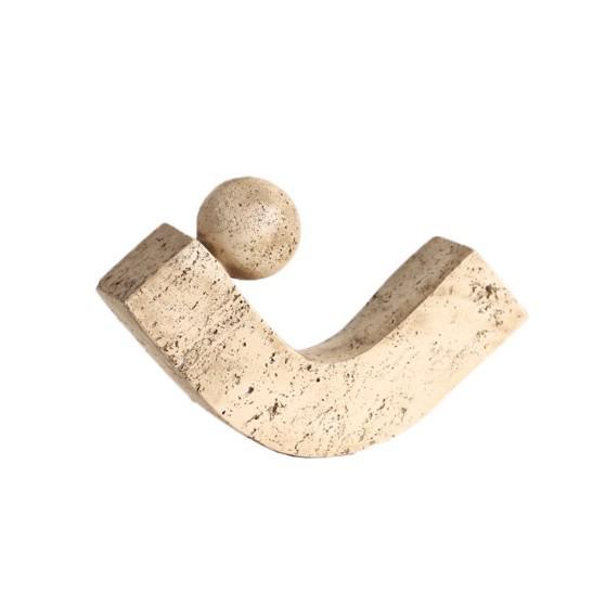 Minimalist Wabi-Sabi Abstract Hook-Shaped Ornament for Living Room Art and Study Decor
Minimalist Wabi-Sabi Abstract Hook-Shaped Ornament for Living Room Art and Study Decor