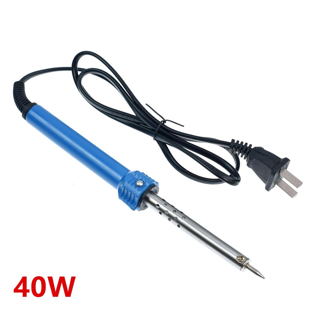 Welding Solder Soldering Iron Blue silver 200 400 Degrees Celsius Accessories For IC Transistors For PC Boards Replacement 110V 40W
Welding Solder Soldering Iron Blue silver 200 400 Degrees Celsius Accessories For IC Transistors For PC Boards Replacement 110V 40W