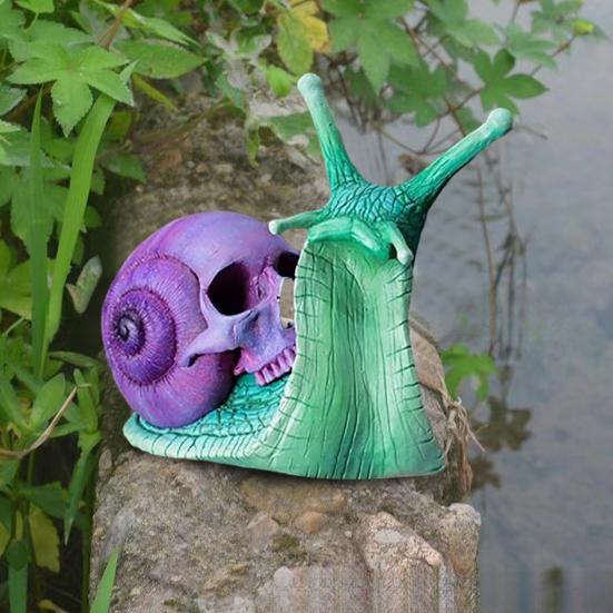 Yousheng Skull Snail Garden Statue Halloween Skull Snail Sculpture Resin Gothic Snail Skeleton Decoration for Patio Lawn Home Office Desk Decor коричневий
Yousheng Skull Snail Garden Statue Halloween Skull Snail Sculpture Resin Gothic Snail Skeleton Decoration for Patio Lawn Home Office Desk Decor коричневий