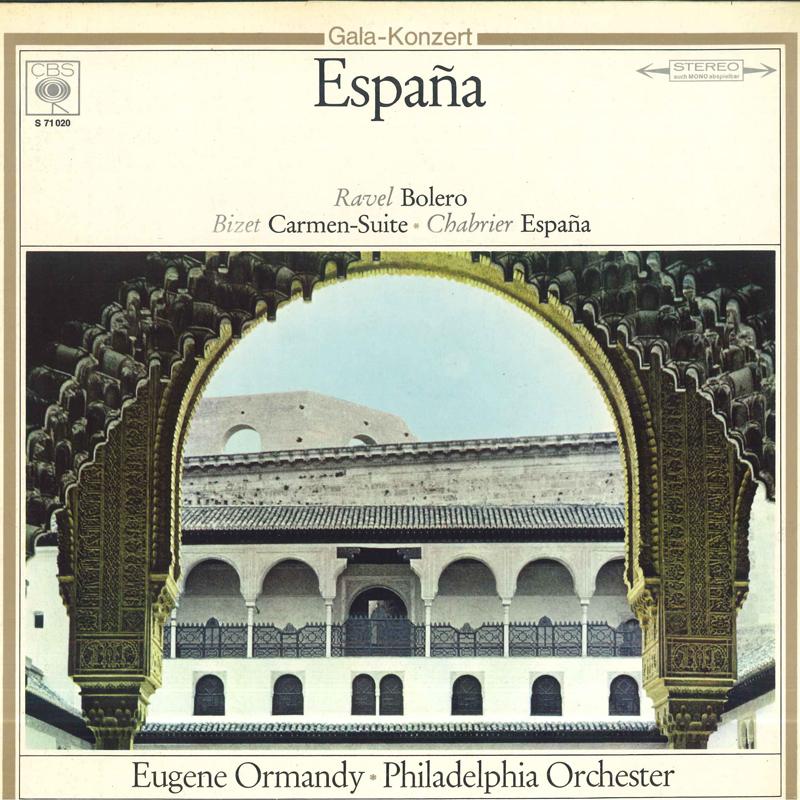 LP Record RAVEL BIZET CHABRIER EUGENE ORMA Espana Bolero Carmensuite Espa S71020 CBS Germany Classical Used
LP Record RAVEL BIZET CHABRIER EUGENE ORMA Espana Bolero Carmensuite Espa S71020 CBS Germany Classical Used