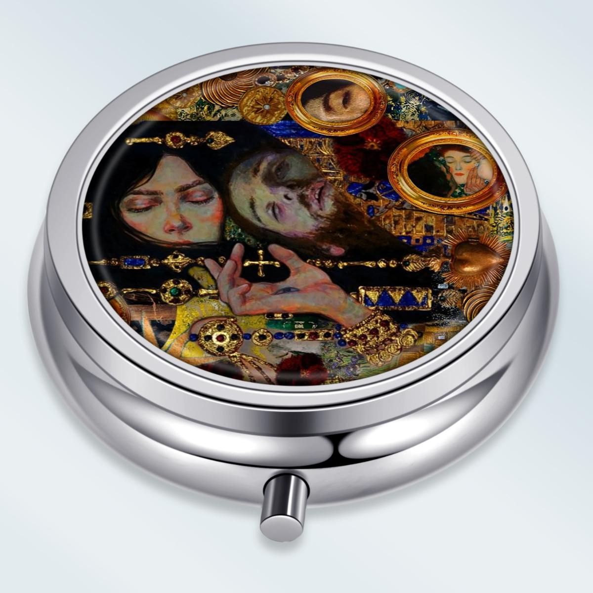 Portable Pill Box with 3 Compartments, Mini Metal Medicine Organizer Case, Cute Printed Pill Container for Vitamins, Pills, Jewelry, Travel, Daily Use разноцветный
Portable Pill Box with 3 Compartments, Mini Metal Medicine Organizer Case, Cute Printed Pill Container for Vitamins, Pills, Jewelry, Travel, Daily Use разноцветный