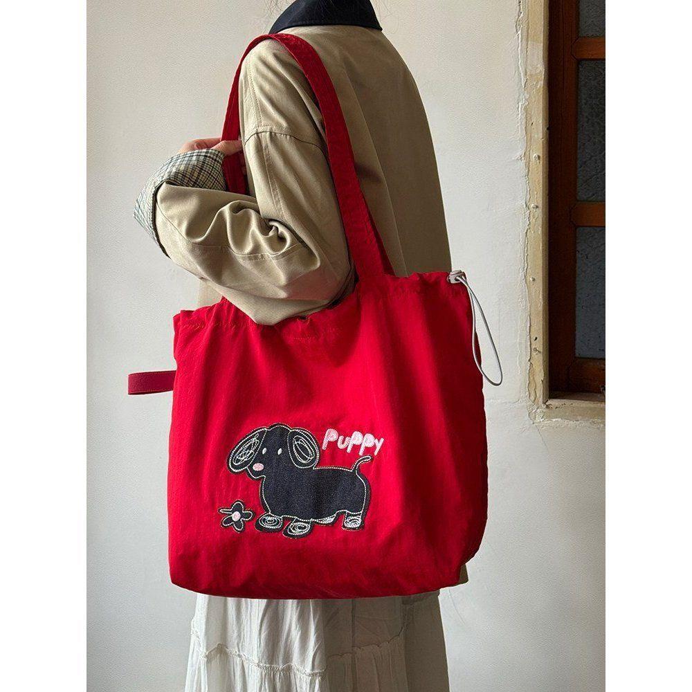 Cartoon Dog Backpack - Large Capacity Drawstring Tote Bag - Versatile Student Crossbody Bag червоний
Cartoon Dog Backpack - Large Capacity Drawstring Tote Bag - Versatile Student Crossbody Bag червоний