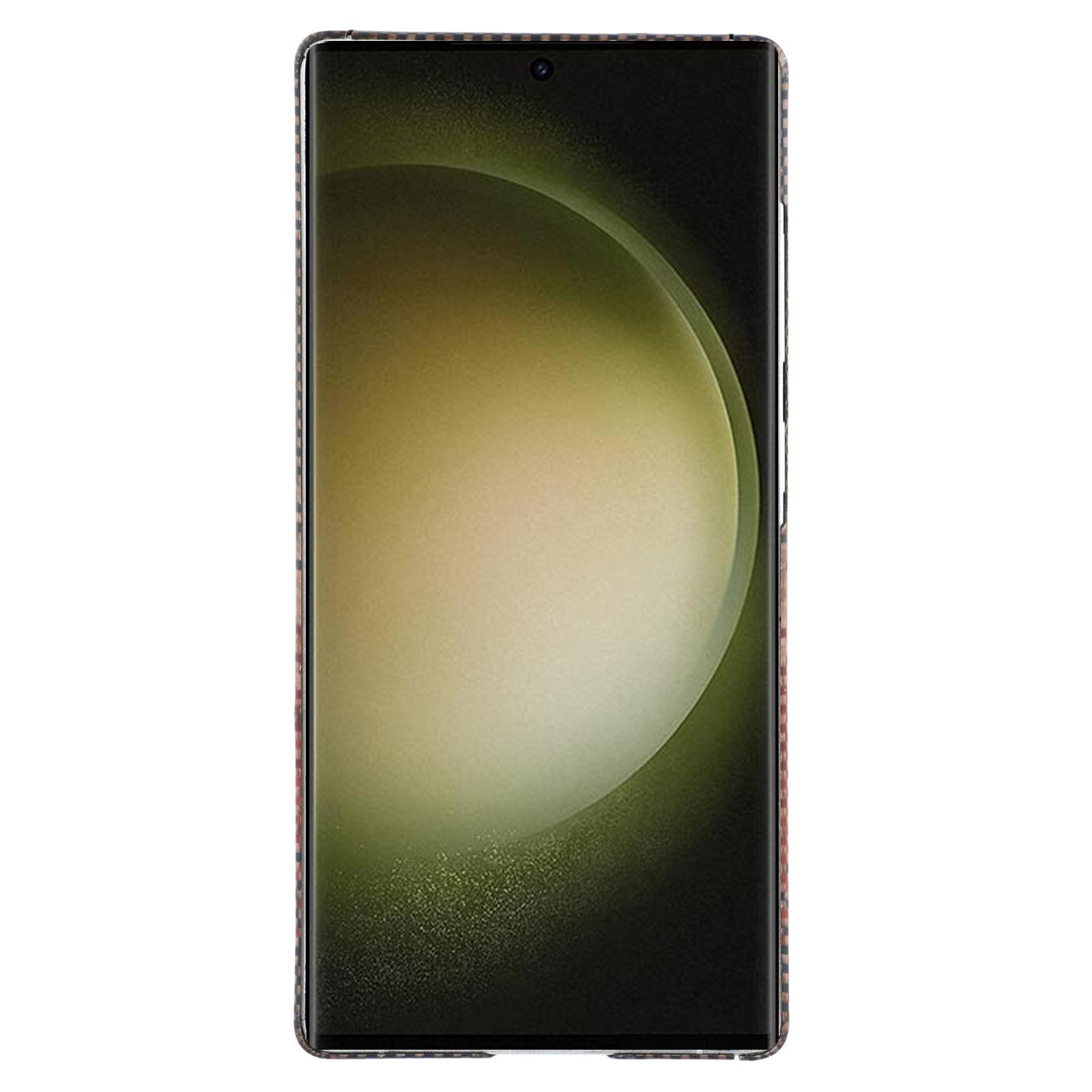 For Samsung Galaxy S23 Ultra Magnetic Case Precise Cutouts Gradient Aramid Fiber Phone Cover with Metal Lens Frame Sunset Yellow
For Samsung Galaxy S23 Ultra Magnetic Case Precise Cutouts Gradient Aramid Fiber Phone Cover with Metal Lens Frame Sunset Yellow