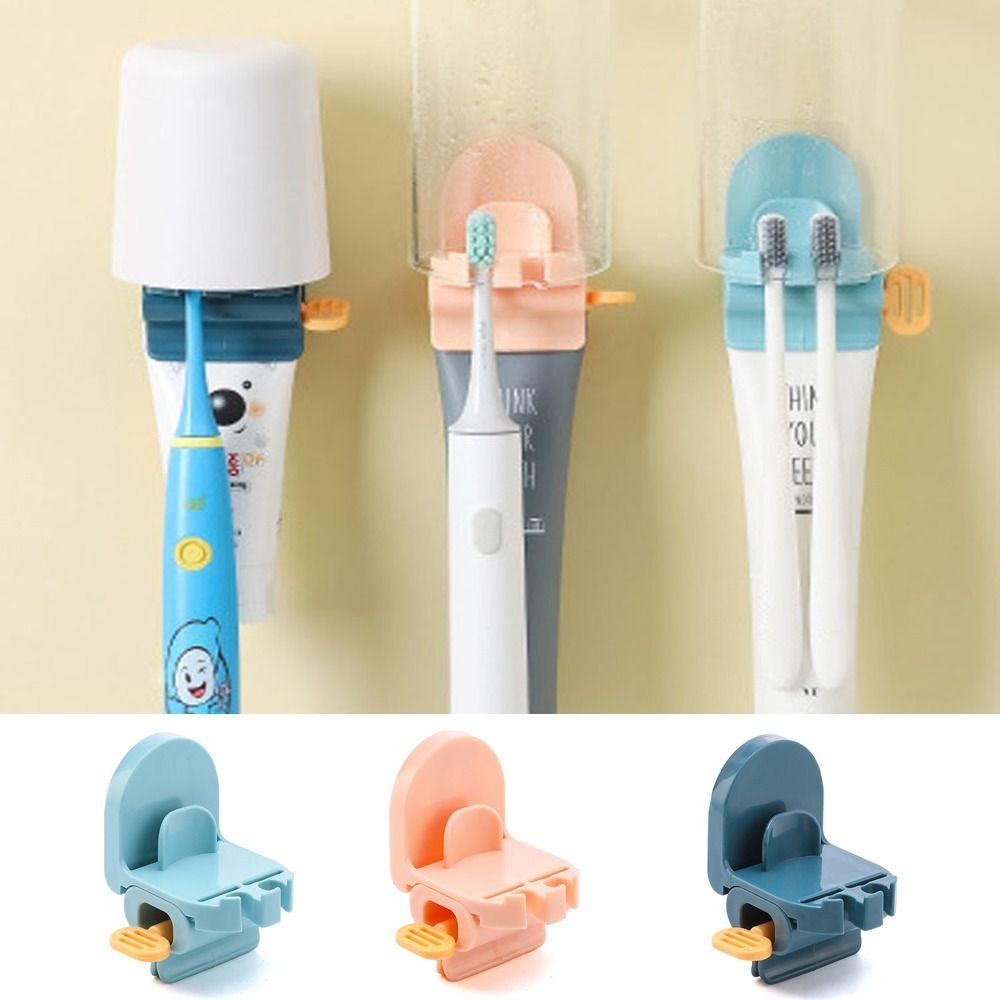 Plastic Toothpaste Tube Squeezer Pink/Dark Blue/Light Blue Toothbrush Holder Cup Set Home
Plastic Toothpaste Tube Squeezer Pink/Dark Blue/Light Blue Toothbrush Holder Cup Set Home