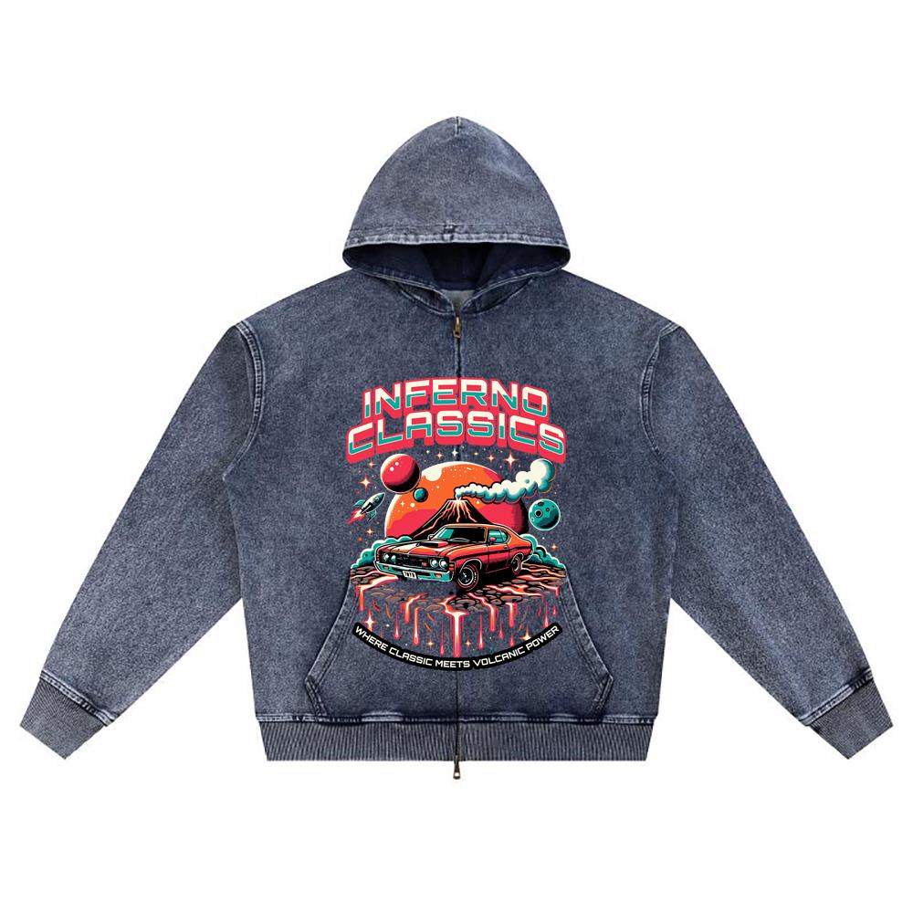 DTG print Knitted Denim Zip-Up Hoodie Inferno Classics Brother Print Zipper Hoodies XL
DTG print Knitted Denim Zip-Up Hoodie Inferno Classics Brother Print Zipper Hoodies XL