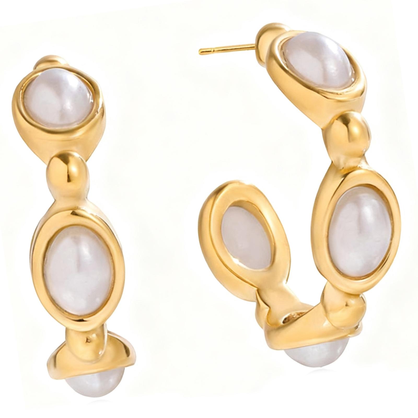 Modern Turquoise Stud Earrings Faux Pearls Embellishment Comfortable Wear Day To Night Versatile Accessory For Multiple Outfits
Modern Turquoise Stud Earrings Faux Pearls Embellishment Comfortable Wear Day To Night Versatile Accessory For Multiple Outfits