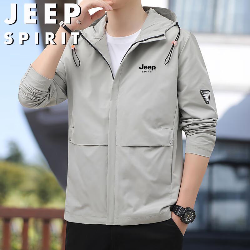 JEEP SPIRIT Men s Spring/Autumn Breathable Hooded Outdoor Jacket 5XL
JEEP SPIRIT Men s Spring/Autumn Breathable Hooded Outdoor Jacket 5XL
