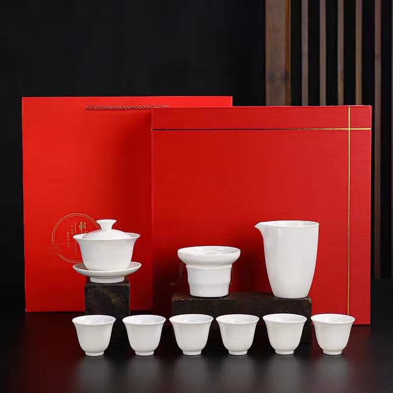 Jade-Like Ceramic Kung Fu Tea Set with Bell Cups
Jade-Like Ceramic Kung Fu Tea Set with Bell Cups