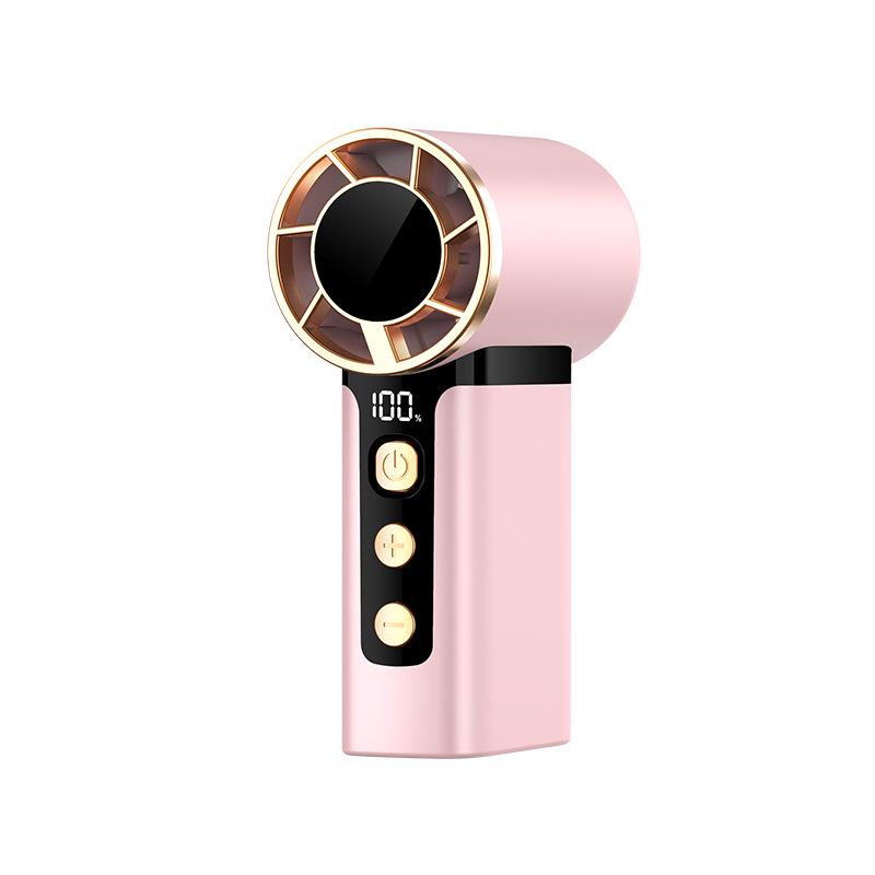 Rechargeable Mini Bladeless High-Speed Handheld Fan with LED Display 1200mAh/120 Levels Digital Display
Rechargeable Mini Bladeless High-Speed Handheld Fan with LED Display 1200mAh/120 Levels Digital Display