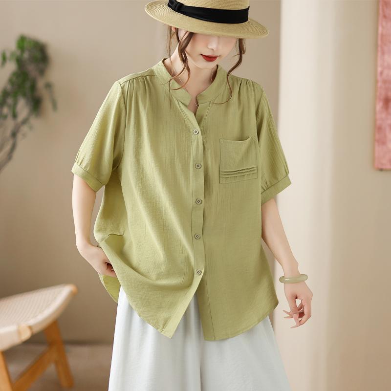 DIMANAF 2026 Plus Size Summer Women Blouse Shirts Casual Lady Tops Tunic Shirt Oversize Loose Tees Cotton One size
DIMANAF 2026 Plus Size Summer Women Blouse Shirts Casual Lady Tops Tunic Shirt Oversize Loose Tees Cotton One size