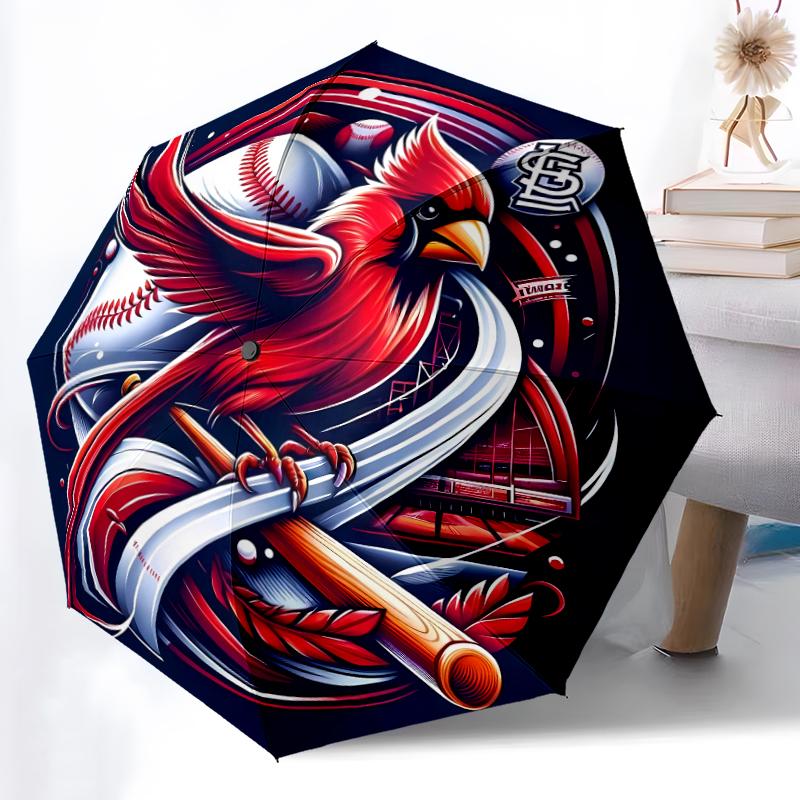 1pc Sturdy 8-Bone Auto Umbrella, St Louis Cardinals Umbrella, Digital Printed, Foldable Umbrella for On-the-Go Outdoor Use
1pc Sturdy 8-Bone Auto Umbrella, St Louis Cardinals Umbrella, Digital Printed, Foldable Umbrella for On-the-Go Outdoor Use
