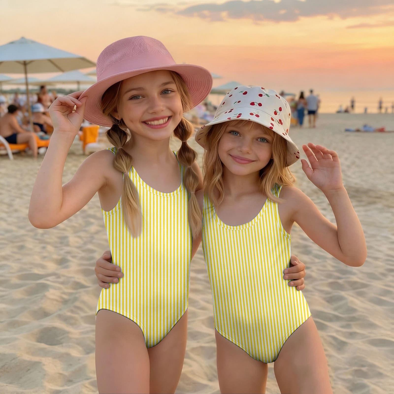 Girls One Piece Swimsuit Striped Print Summer Beachwear Kids Casual Swimwear for Children Lightweight Comfortable Fit 100
Girls One Piece Swimsuit Striped Print Summer Beachwear Kids Casual Swimwear for Children Lightweight Comfortable Fit 100