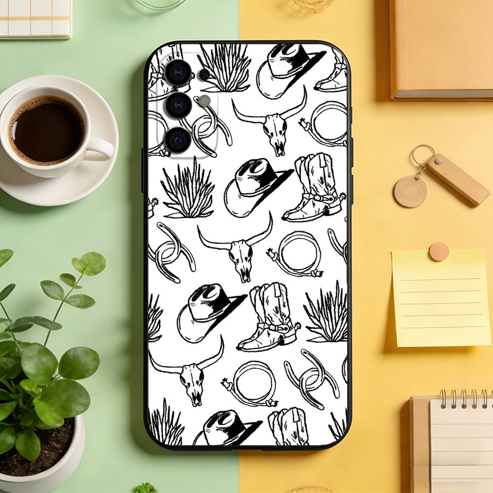Minimalist Western Cowboy Phone Case For Samsung S25,S24,S21,S22,S23,S30,Ultra,S20,Plus,Fe,Soft Silicone Black Cover Samsung S21 s305G
Minimalist Western Cowboy Phone Case For Samsung S25,S24,S21,S22,S23,S30,Ultra,S20,Plus,Fe,Soft Silicone Black Cover Samsung S21 s305G