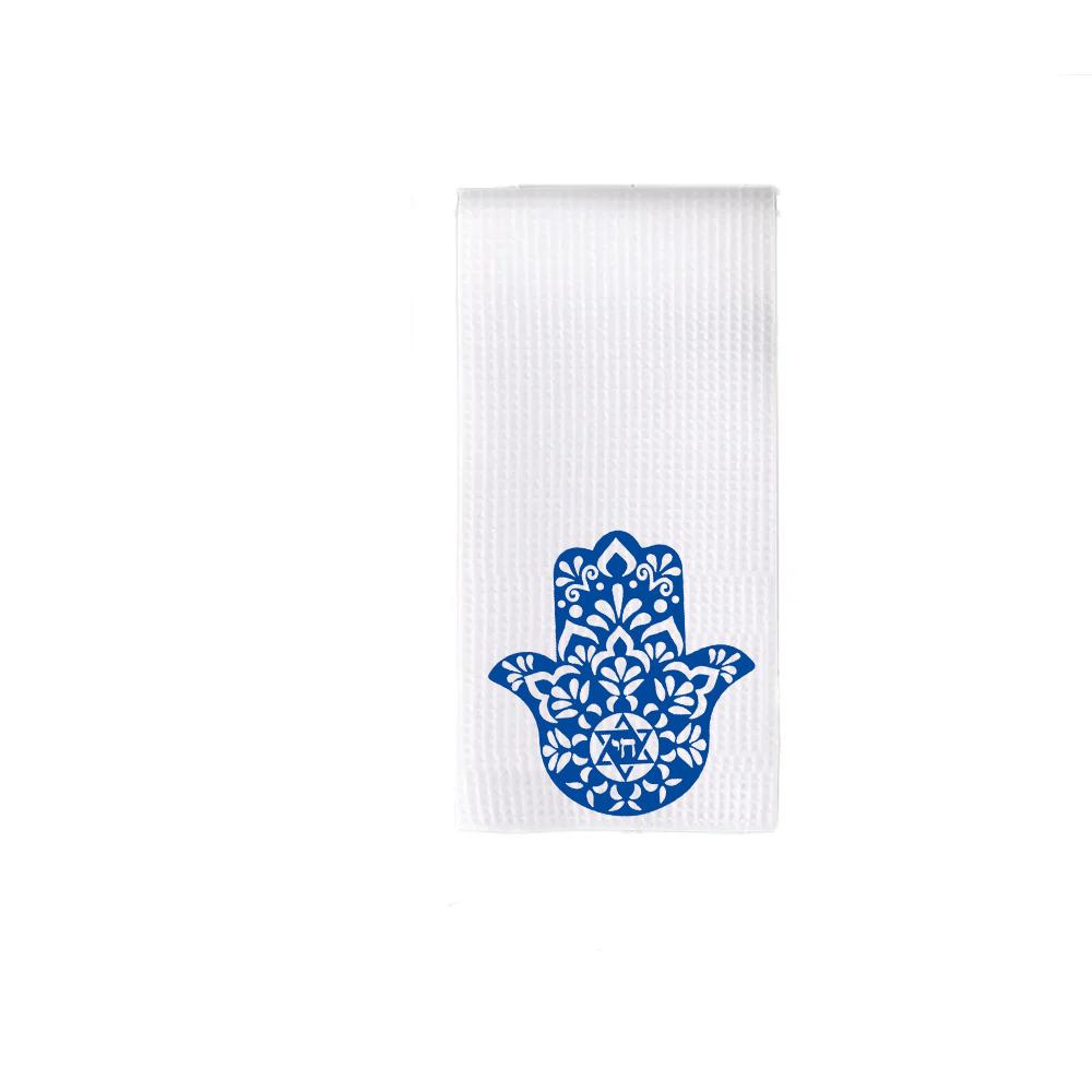 Blue Hamsa Chai Waffle Tea Towel Je Kitchen Decor Housewarming Gift Passover Hanukkah Je Shabbat Shalom Kitchen Towels 30x70cm
Blue Hamsa Chai Waffle Tea Towel Je Kitchen Decor Housewarming Gift Passover Hanukkah Je Shabbat Shalom Kitchen Towels 30x70cm