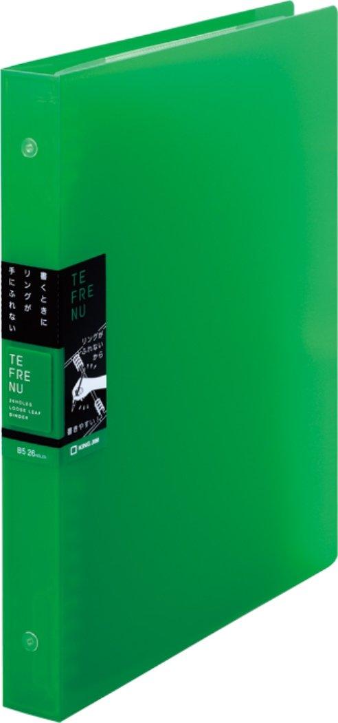 Папка-регистратор King Jim Binder Note Tefrene Wide 26 отверстий B5 Vertical Green 478TTE-G
Папка-регистратор King Jim Binder Note Tefrene Wide 26 отверстий B5 Vertical Green 478TTE-G