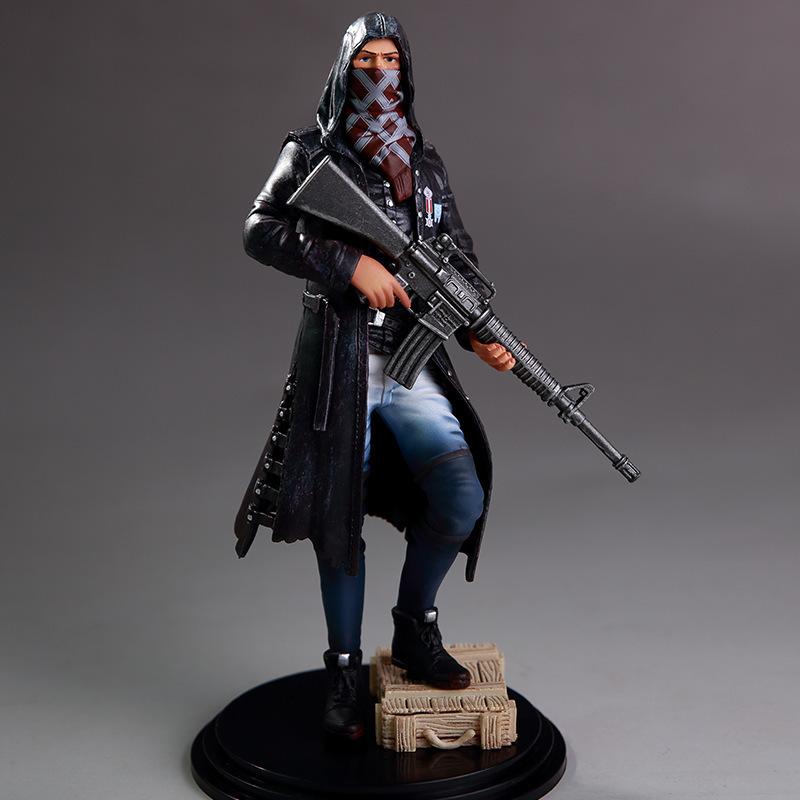 PlayerUnknown s Battlegrounds Eating Chicken, Battle Royale 6 Inch, Including Base, Color Box, Metal Gun, PVC Gun, Ornament
PlayerUnknown s Battlegrounds Eating Chicken, Battle Royale 6 Inch, Including Base, Color Box, Metal Gun, PVC Gun, Ornament