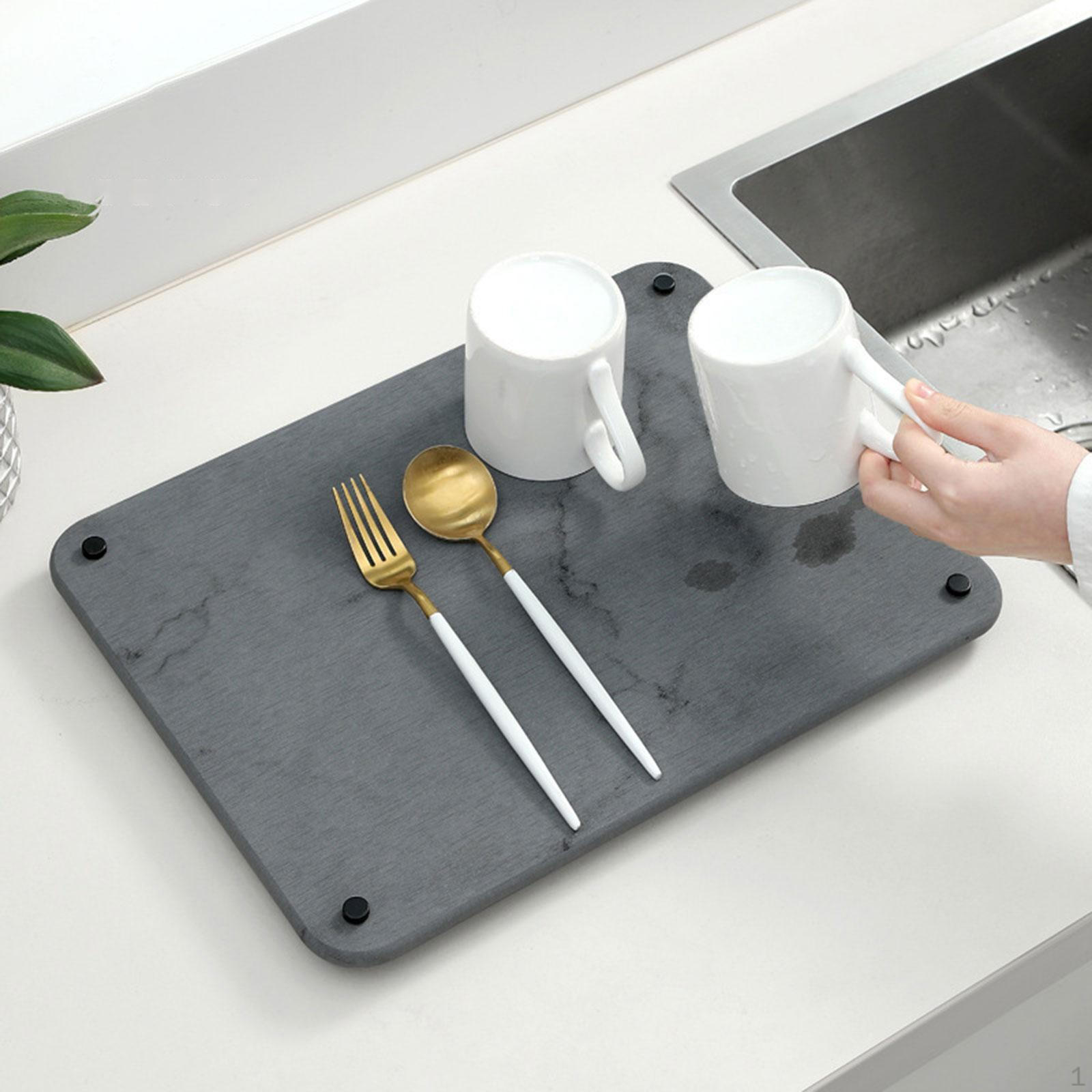 Коврик для сушки посуды Диатомитовый кухонный декор Быстро впитывающий Быстросохнущий Нескользящий для бутылок и чашек Style B
Коврик для сушки посуды Диатомитовый кухонный декор Быстро впитывающий Быстросохнущий Нескользящий для бутылок и чашек Style B