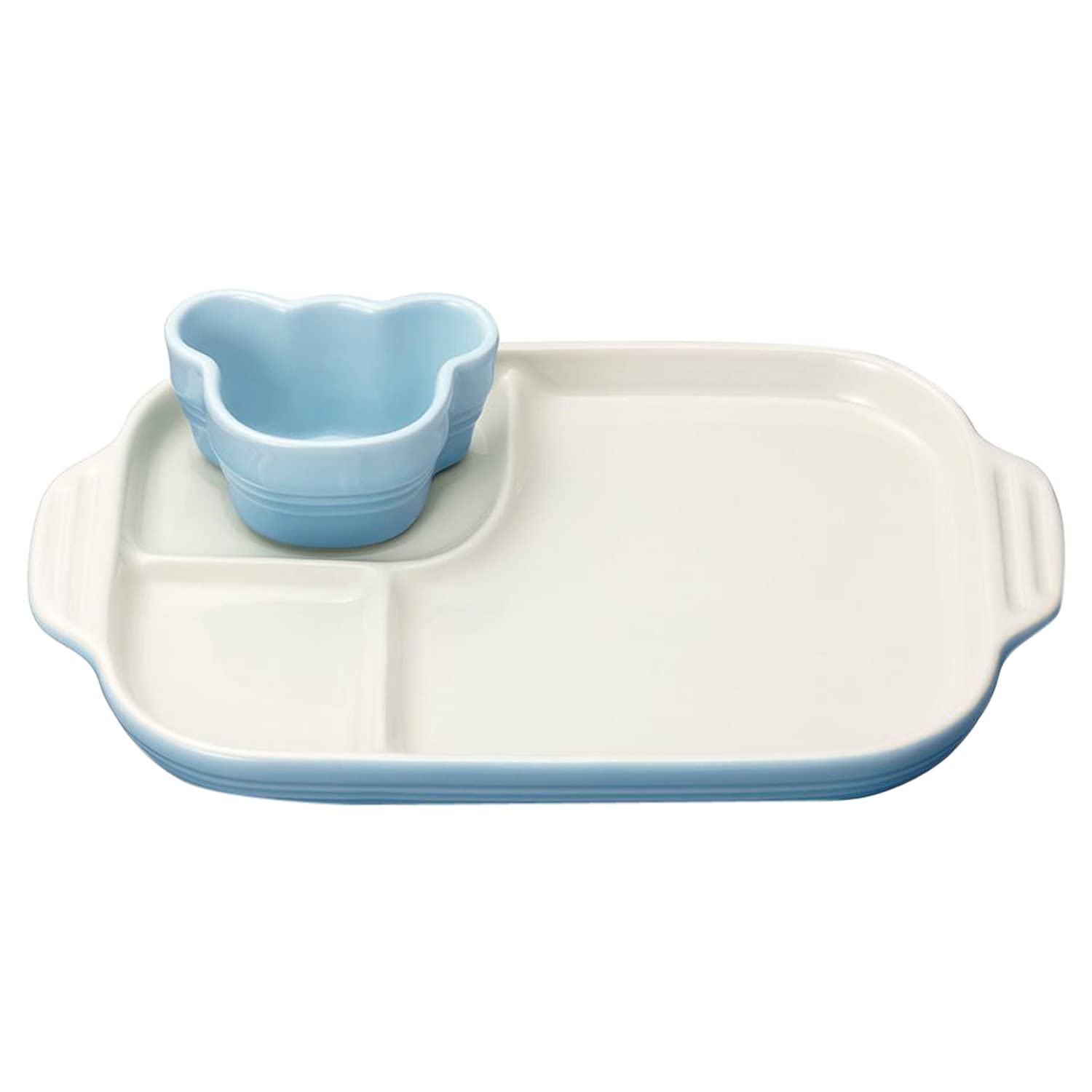 Le Creuset Multi-Plate & Ramekin Set for Children & Babies, Coastal Blue. Heat and cold resistant, microwave and oven safe. Perfect as a baby shower g
Le Creuset Multi-Plate & Ramekin Set for Children & Babies, Coastal Blue. Heat and cold resistant, microwave and oven safe. Perfect as a baby shower g