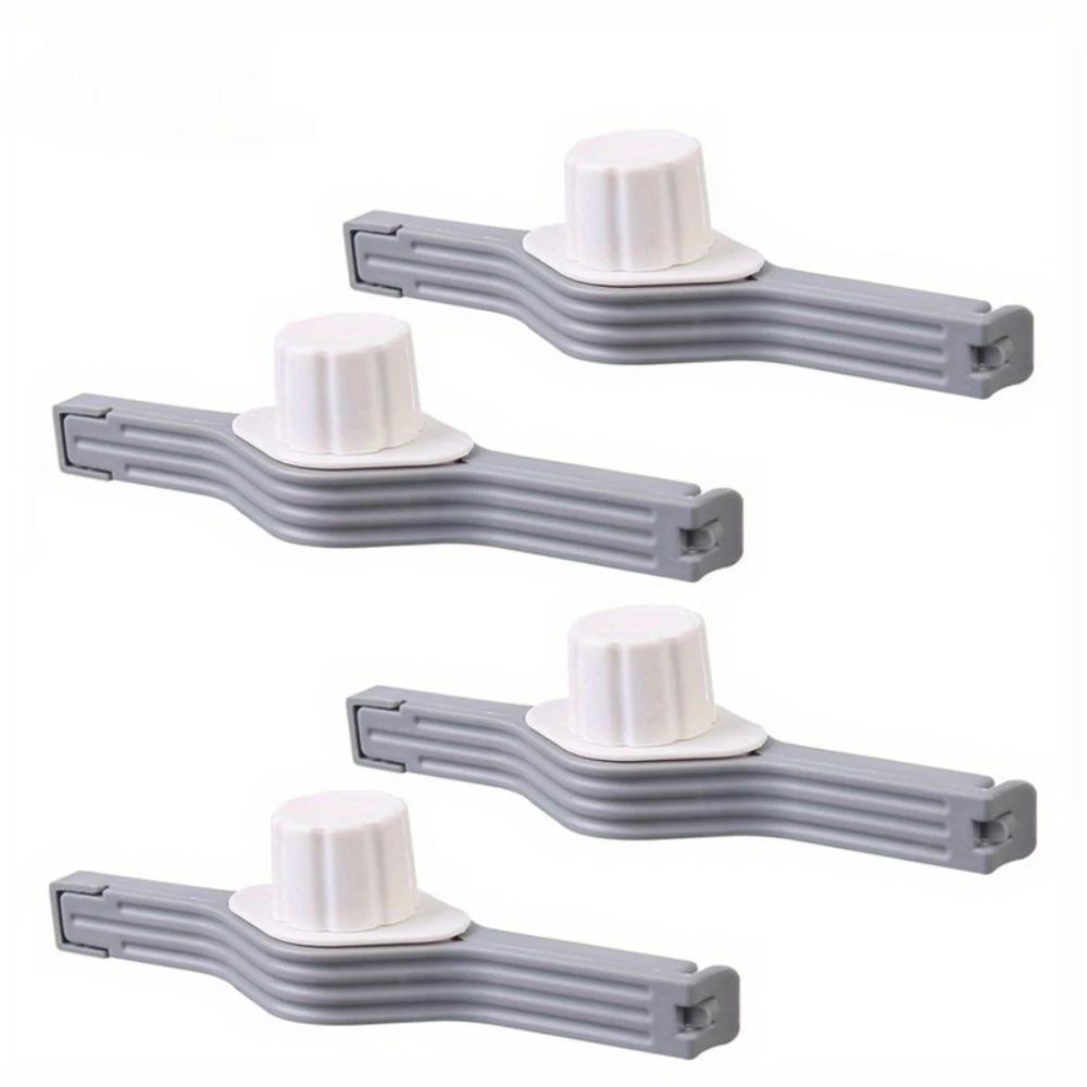 Багаторазовий затискач для пакетів Ziploc з отвором для наливання, герметичний затискач для зберігання харчових продуктів для пакетів зі снеками, пластівцями, кавою, борошном, кухонні інструменти для зберігання
Багаторазовий затискач для пакетів Ziploc з отвором для наливання, герметичний затискач для зберігання харчових продуктів для пакетів зі снеками, пластівцями, кавою, борошном, кухонні інструменти для зберігання