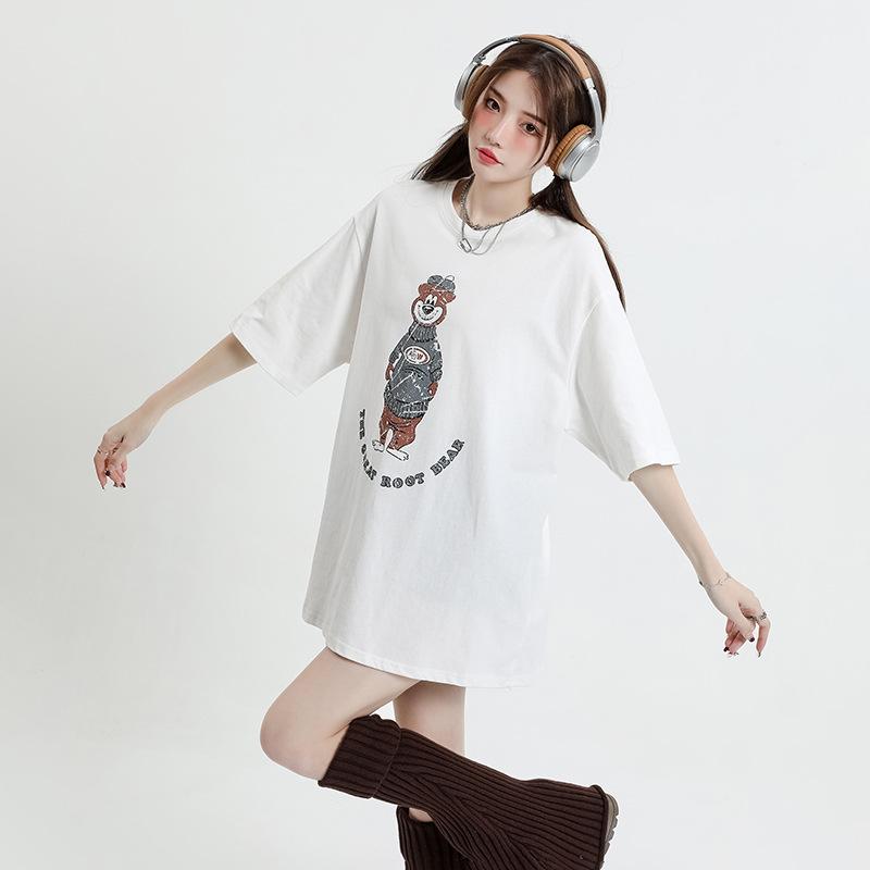 Pure Cotton Couple s T-shirt for Women and Men of The Same Style, New Summer Creative Printing Loose and Thin Round Neck Short-sleeved Shirt XL чорний
Pure Cotton Couple s T-shirt for Women and Men of The Same Style, New Summer Creative Printing Loose and Thin Round Neck Short-sleeved Shirt XL чорний