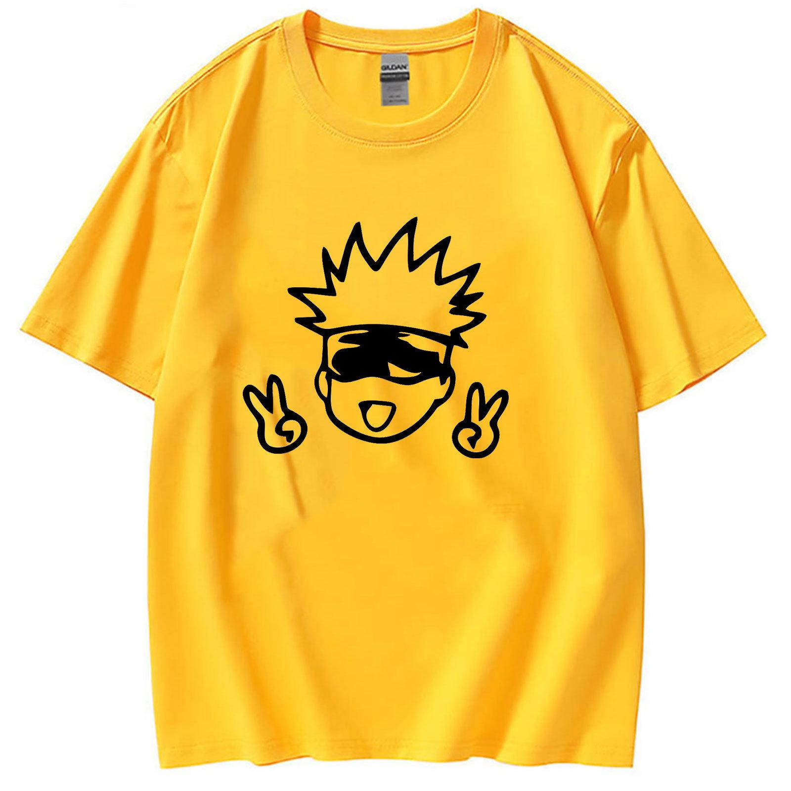 New Anime Spell Battle Peripheral Childrens Tshirt Pure Cotton Printed Parentchild Casual Breathable Short Sleeved Shirt 3XL
New Anime Spell Battle Peripheral Childrens Tshirt Pure Cotton Printed Parentchild Casual Breathable Short Sleeved Shirt 3XL