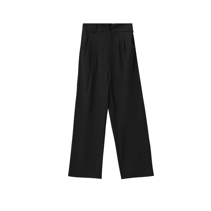Ladies Slimming Slim Fit Straight Wide Leg Double Buckle Suit Pants Length Does Not Show Triangle Area Work Clothing Interview Plus Size Women s Pants Yao Shi Hei XL
Ladies Slimming Slim Fit Straight Wide Leg Double Buckle Suit Pants Length Does Not Show Triangle Area Work Clothing Interview Plus Size Women s Pants Yao Shi Hei XL