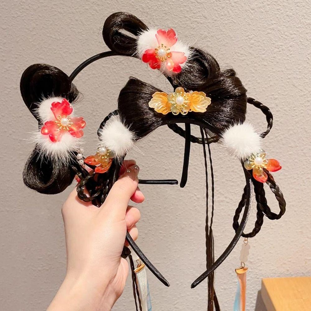 Flower Children Wig Headband Tassel Red Bow Hairband All-match Chinese New Year Headwear Children Style 6
Flower Children Wig Headband Tassel Red Bow Hairband All-match Chinese New Year Headwear Children Style 6