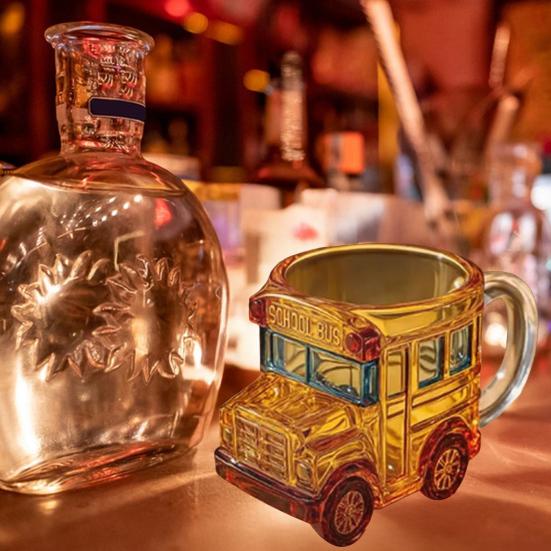 School Bus Shaped Glass Mug 10oz Novelty Drinking Cup for Kids Collectors Fun Vehicle-Themed Beverage Container B
School Bus Shaped Glass Mug 10oz Novelty Drinking Cup for Kids Collectors Fun Vehicle-Themed Beverage Container B