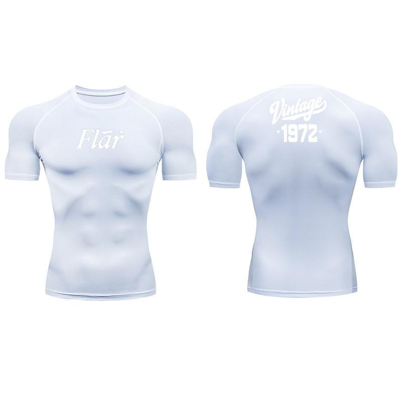 Men Casual T-Shirt Elastic Tight Fit QuickDry Sportswear Fashion Summer Workout Short Sleeve Breathable Fitness High Elasticity Sweat Absorbing Top XXXL білий
Men Casual T-Shirt Elastic Tight Fit QuickDry Sportswear Fashion Summer Workout Short Sleeve Breathable Fitness High Elasticity Sweat Absorbing Top XXXL білий