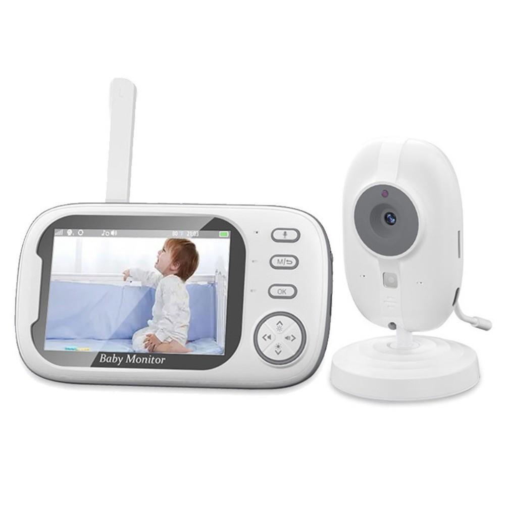 3.5 Inch 2 Way Wireless Audio Talk LCD Electronic Babysitter Night Vision Video Nanny Radio Baby Camera Baby Monitor
3.5 Inch 2 Way Wireless Audio Talk LCD Electronic Babysitter Night Vision Video Nanny Radio Baby Camera Baby Monitor