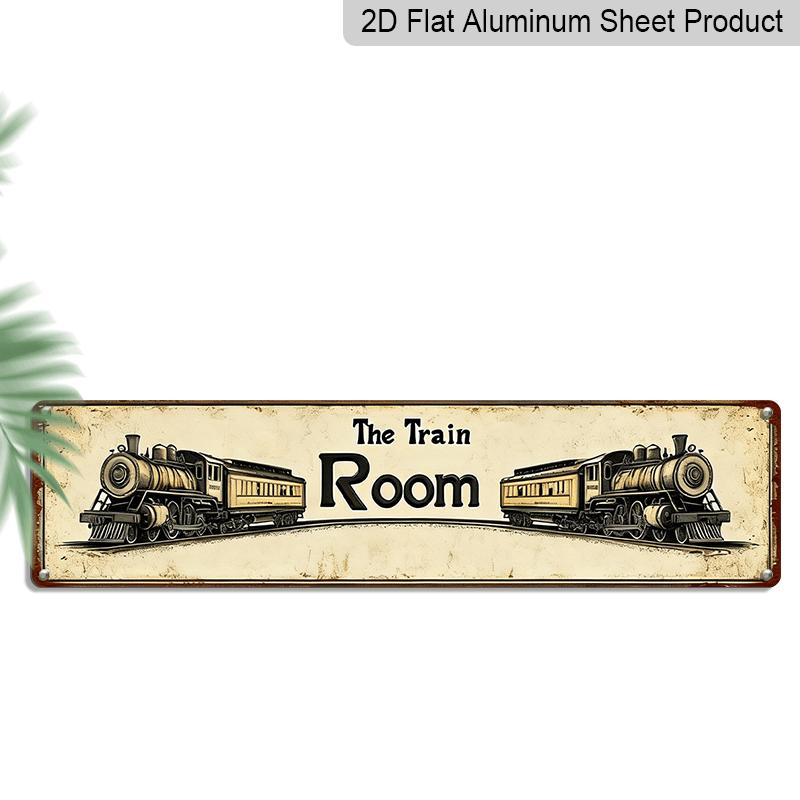 2D Flat, Retro Metal Sign THE TRAIN ROOM, Novelty Street Sign, Aluminum Decorative Sign, Room Decoration, Wall Decoration, Restaurant Decoration, Bar 40cm x 10cm
2D Flat, Retro Metal Sign THE TRAIN ROOM, Novelty Street Sign, Aluminum Decorative Sign, Room Decoration, Wall Decoration, Restaurant Decoration, Bar 40cm x 10cm