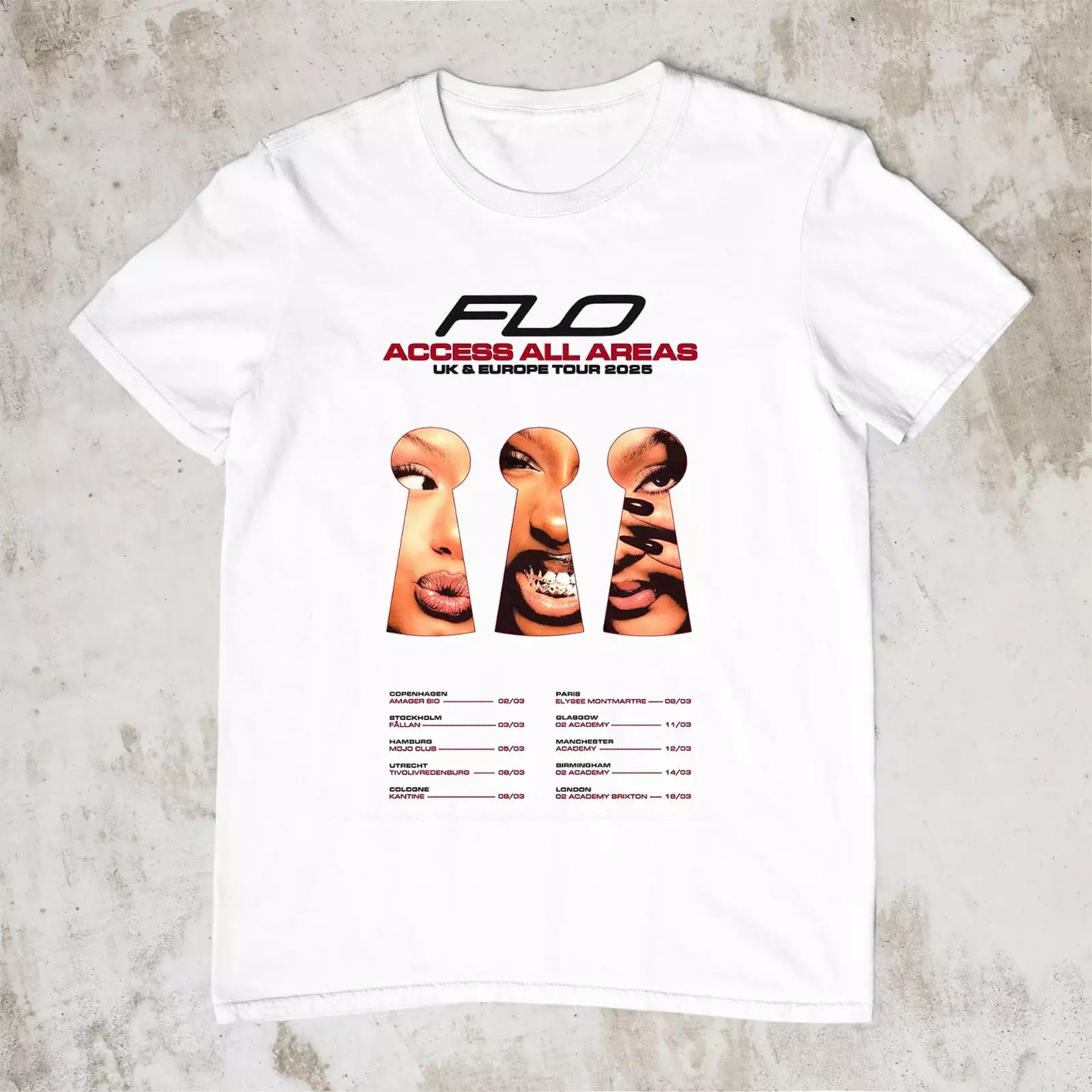 26 NEW HOT FLO Band Tour 2025 Short Sleeve White All Size T-Shirt CG2262 Unisex T-Shirt L
26 NEW HOT FLO Band Tour 2025 Short Sleeve White All Size T-Shirt CG2262 Unisex T-Shirt L