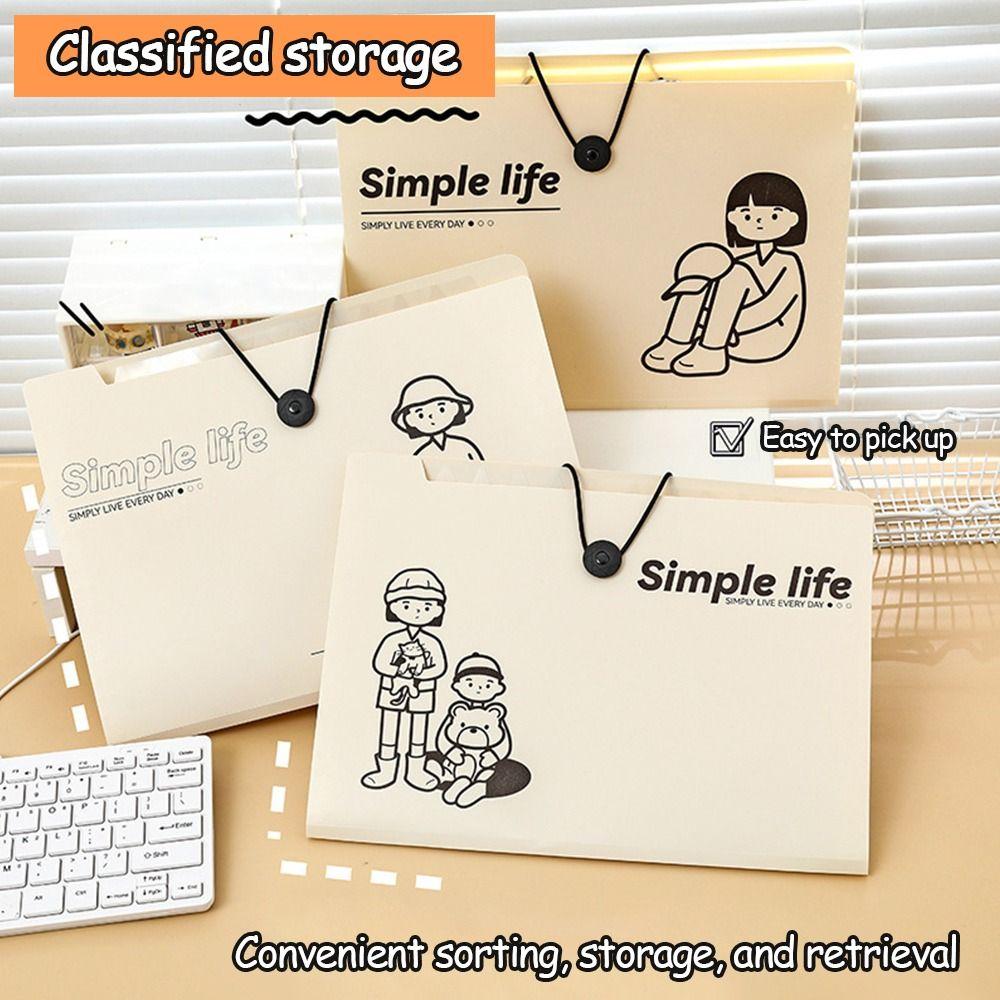 PP A4 File Folder Large Capacity File Organizer Creative A4 Paper Storage Bag School Office D-5 Pockets
PP A4 File Folder Large Capacity File Organizer Creative A4 Paper Storage Bag School Office D-5 Pockets