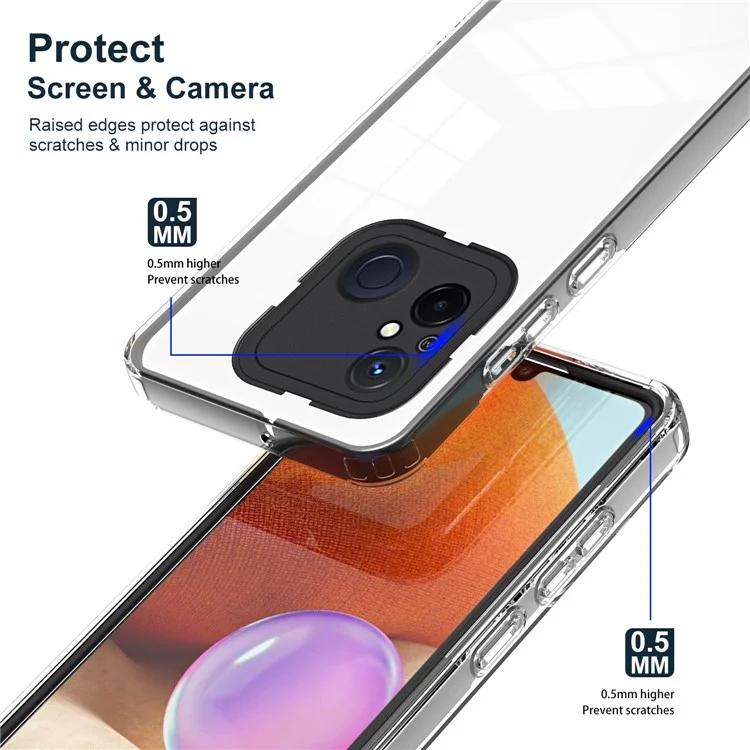 TPU PC Phone Case for Xiaomi Redmi 12C 4G Anti-Drop 3-in-1 Clear Cover with PC Camera Frame
TPU PC Phone Case for Xiaomi Redmi 12C 4G Anti-Drop 3-in-1 Clear Cover with PC Camera Frame