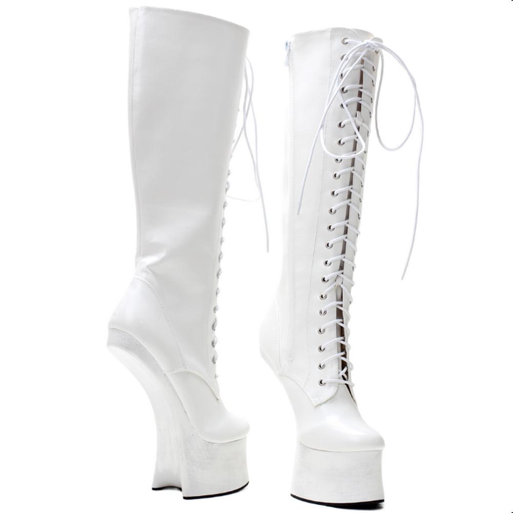Модные женские ботфорты 15-17 см, фетиш, копыто, без каблука, на платформе, боты, мужские туфли для косплея, для танцев на пилоне, на шнуровке, черные, белые, цвета на заказ 36 белый
Модные женские ботфорты 15-17 см, фетиш, копыто, без каблука, на платформе, боты, мужские туфли для косплея, для танцев на пилоне, на шнуровке, черные, белые, цвета на заказ 36 белый