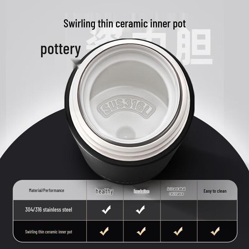 TOMIC Large Capacity Portable Tea Thermos Mug
TOMIC Large Capacity Portable Tea Thermos Mug