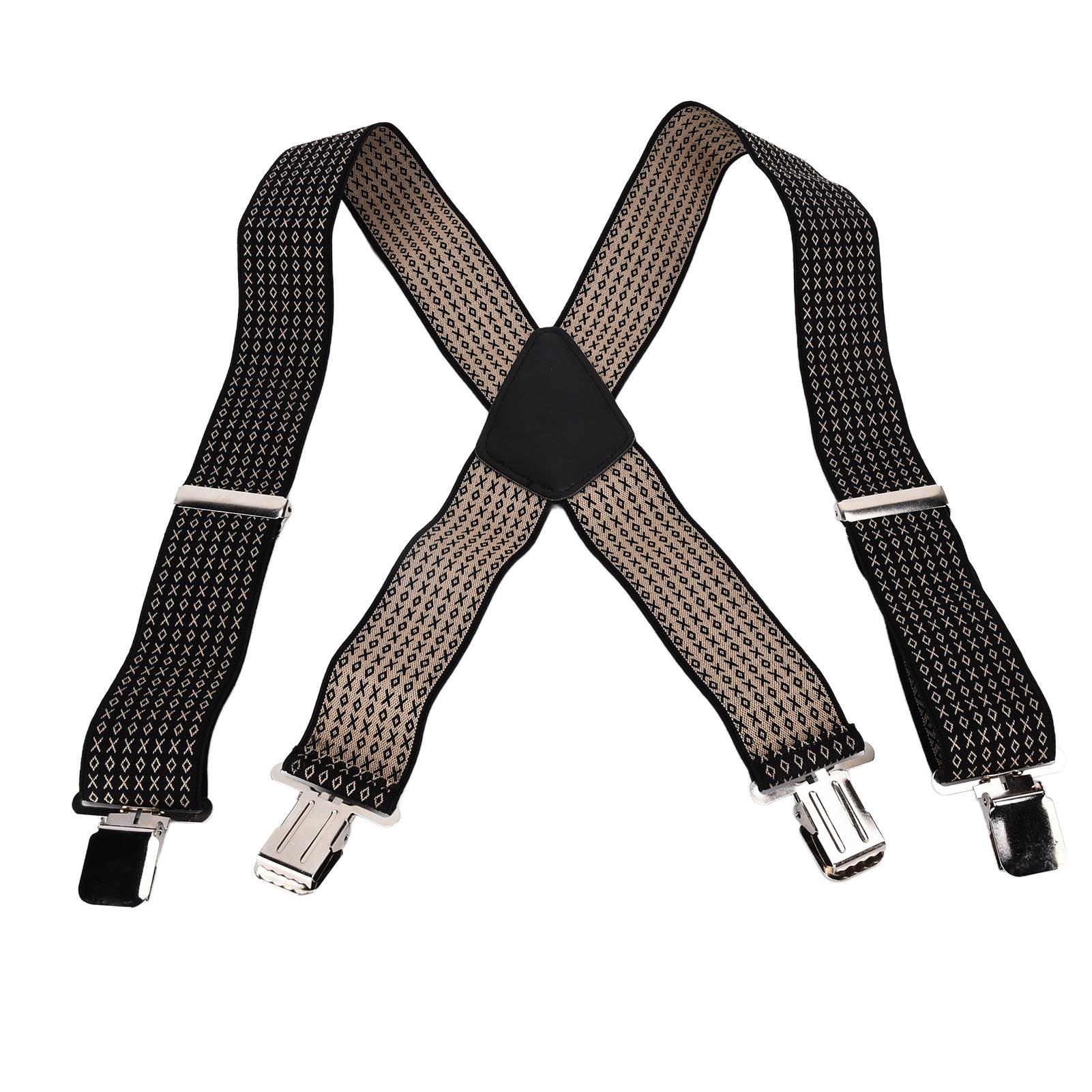 X Back Suspenders Эластичные регулируемые подтяжки с прочными зажимами для мужских костюмов и брюк
X Back Suspenders Эластичные регулируемые подтяжки с прочными зажимами для мужских костюмов и брюк