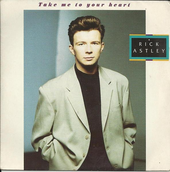 7inch Record RICK ASTLEY Take Me To Your Heart PB42573 RCA 1988 France Pop Used
7inch Record RICK ASTLEY Take Me To Your Heart PB42573 RCA 1988 France Pop Used