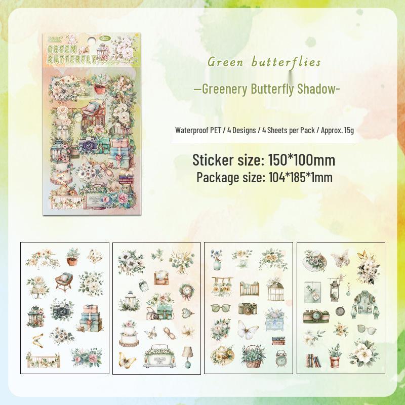 Yueya Qingfeng PET Waterproof Floral Window Journal Stickers
Yueya Qingfeng PET Waterproof Floral Window Journal Stickers
