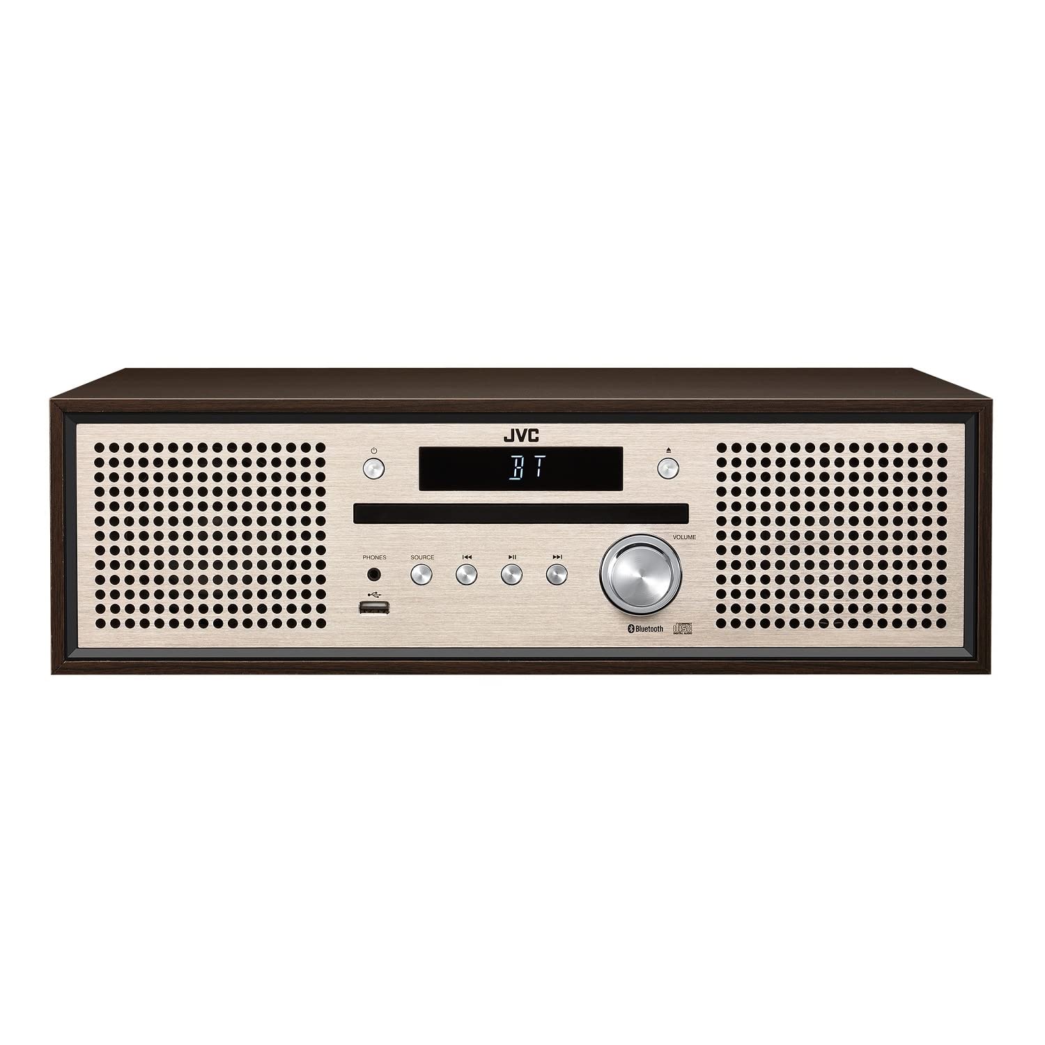 JVC Kenwood JVC Mini Component Bluetooth EDR Wood Cabinet Walnut ONEBODY Сумісний із обладнаним таймером сну NX-W30 4.2 CD/FM/USB/смартфоном
JVC Kenwood JVC Mini Component Bluetooth EDR Wood Cabinet Walnut ONEBODY Сумісний із обладнаним таймером сну NX-W30 4.2 CD/FM/USB/смартфоном